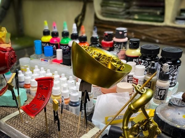 Sơn Màu Mô Hình In 3D SLA | Dịch Vụ Thủ Công Tinh Xảo – 3DMaker