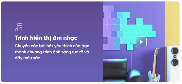 Đèn thông minh Nanoleaf Canvas 4 ô đèn (bộ mở rộng)