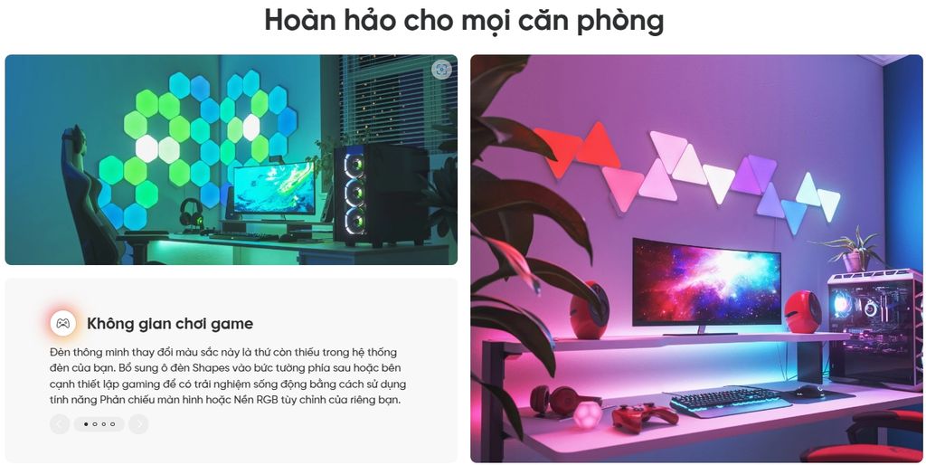 Đèn thông minh Nanoleaf Shapes Lục Giác 3 ô đèn (bộ mở rộng)