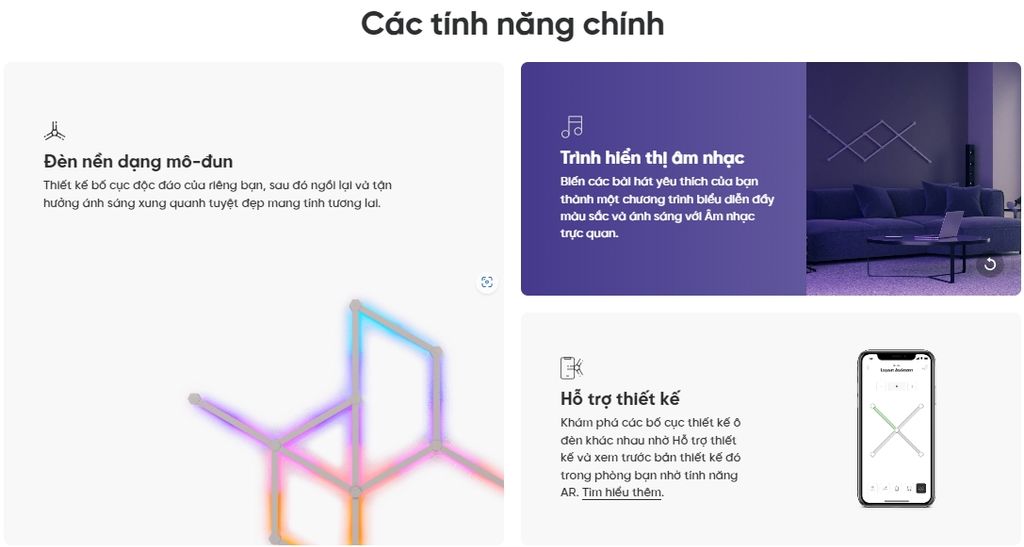 Đèn thông minh Nanoleaf Lines 3 thanh đèn (bộ mở rộng) - Khám phá sự sáng tạo tuyệt vời của ánh sáng