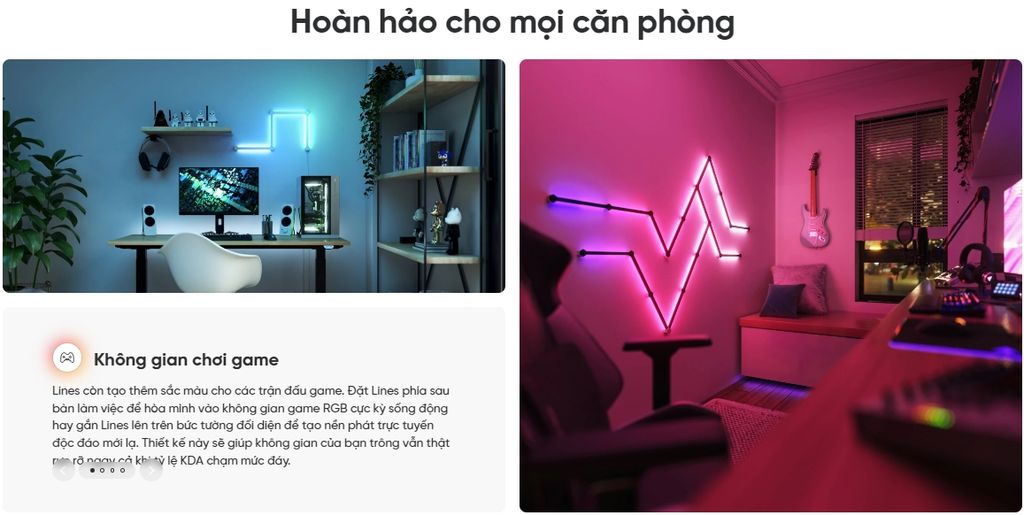 Đèn thông minh Nanoleaf Lines Squared 4 thanh đèn (bộ khởi động)