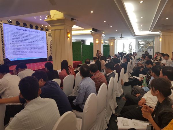 FAC tập huấn bồi dưỡng cán bộ cho HTX tỉnh Thái Bình