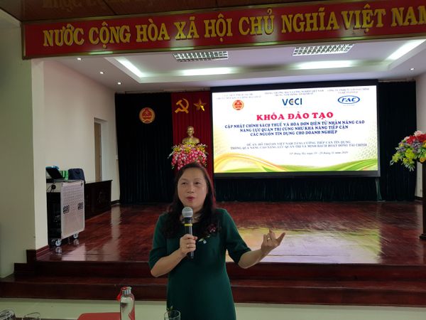 FAC phối hợp với VCCI mở khóa đào tạo cập nhật chính sách thuế và Hóa đơn điện tử tại CCT huyện Đông Hà tỉnh Quảng Trị