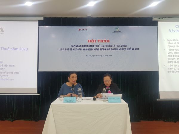 FAC phối hợp với VTCA  Hội thảo cập nhật chính sách Thuế và quản lý Thuế năm 2020 tại Hà Nội