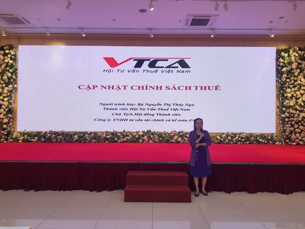 Tại VTCA , đại diện Hội tư vấn thuế Việt Nam , FAC cập nhật chính sách thuế cho Doanh nghiệp tại Hà Nội