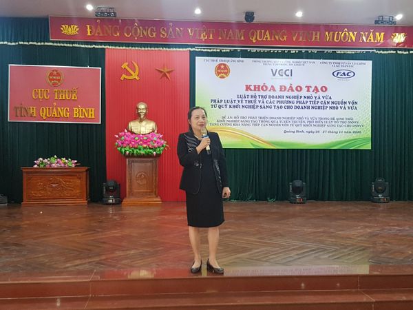 FAC phối hợp với VCCI cập nhật chính sách thuế mới cho Doanh nghiệp tại tỉnh Quảng Bình
