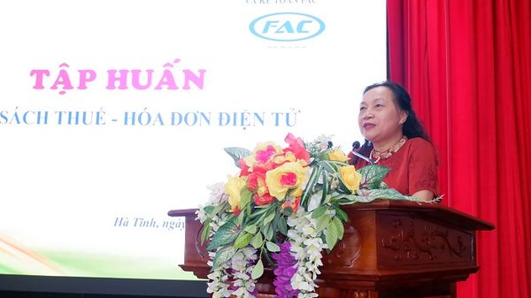 FAC phối hợp với Cục Thuế tỉnh Hà Tĩnh tổ chức tập huấn chính sách thuế cho người nộp thuế