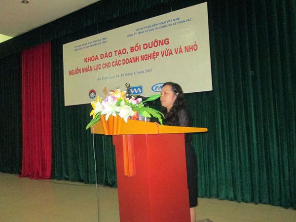 FAC Bồi dưỡng nguồn nhân lực cho các Doanh nghiệp vừa và nhỏ tại tỉnh Hà Tĩnh