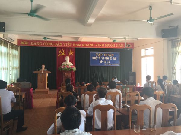 FAC tập huấn nghiệp vụ kế toán  cho HTX huyện Lộc Hà tỉnh Hà Tĩnh