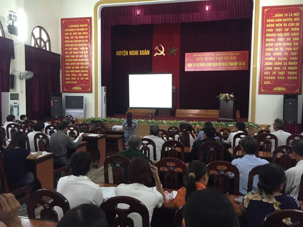 FAC Tập huấn quản trị tài chính, chính sách mới và kế toán hợp tác xã tại huyện Nghi Xuân