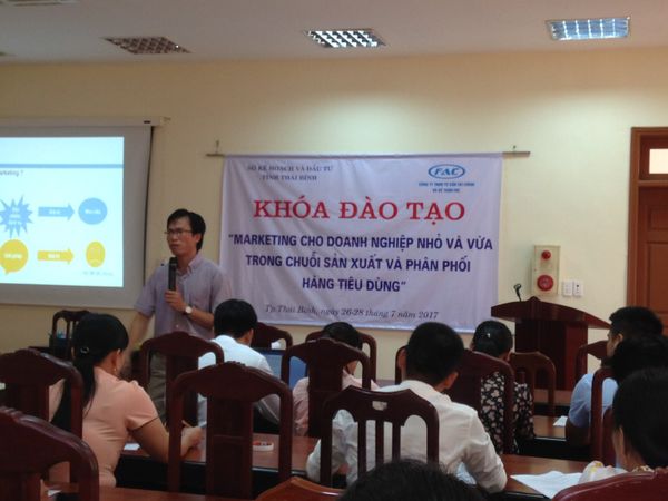 FAC đào tạo Marketing tại tỉnh Thái Bình