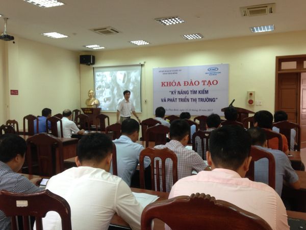 FAC đào tạo kỹ năng tìm kiếm và phát triển thị trường tại tỉnh Thái Bình