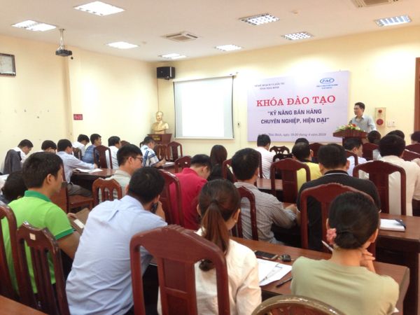 FAC đào tạo khóa Kỹ năng bán hàng chuyên nghiệp, Hiện đại tại tỉnh Thái Bình