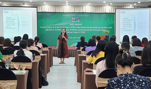 Tập huấn chính sách thuế và quy định về hóa đơn điện tử cho doanh nghiệp