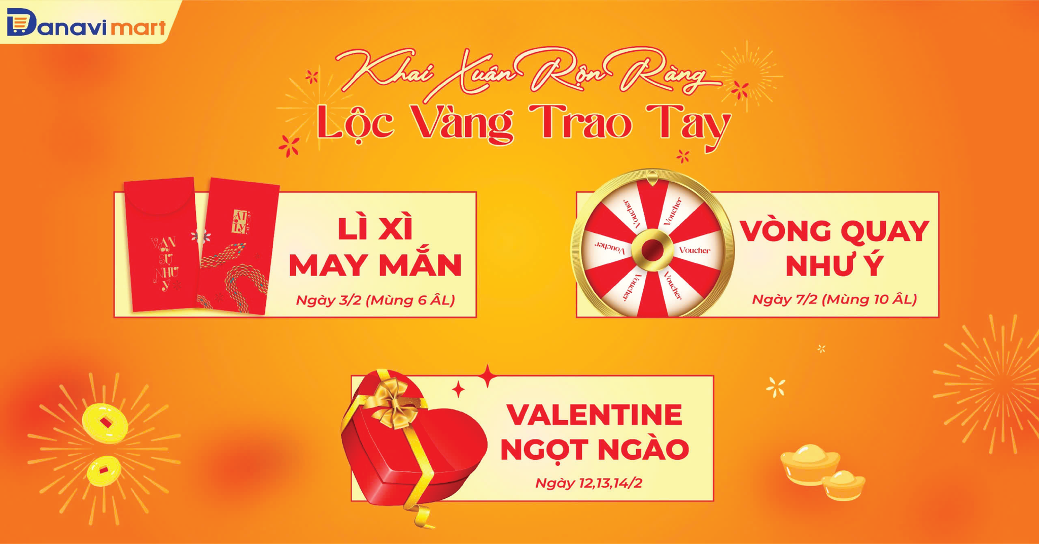 KHAI XUÂN RỘN RÀNG – LỘC VÀNG TRAO TAY