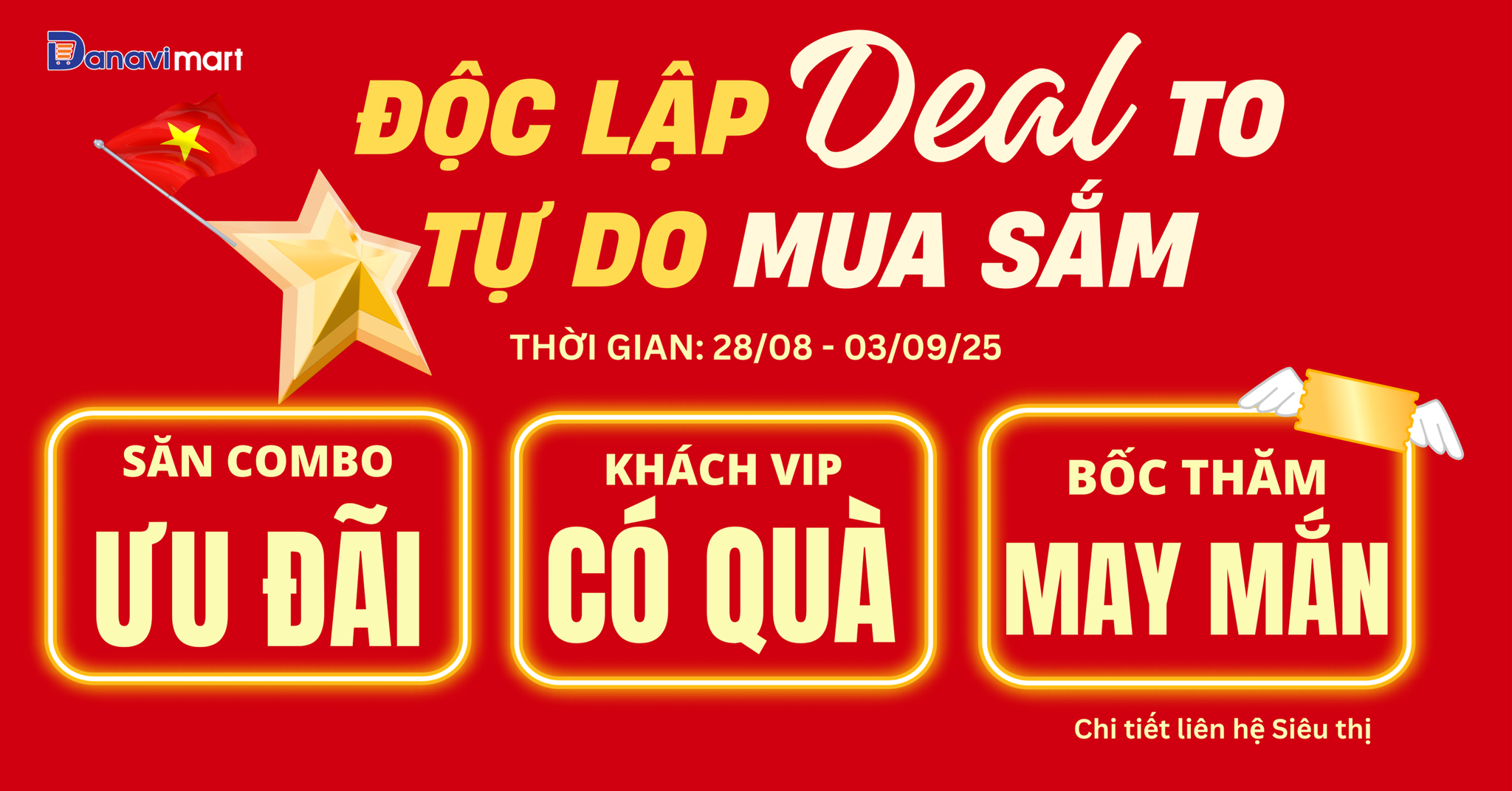 ĐẠI LỄ 2/9 - MUA SẮM HẤP DẪN TẠI DANAVIMART