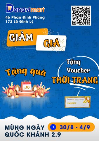 MỪNG QUỐC KHÁNH - MUA HÀNG NHẬN NGAY QUÀ TẶNG!