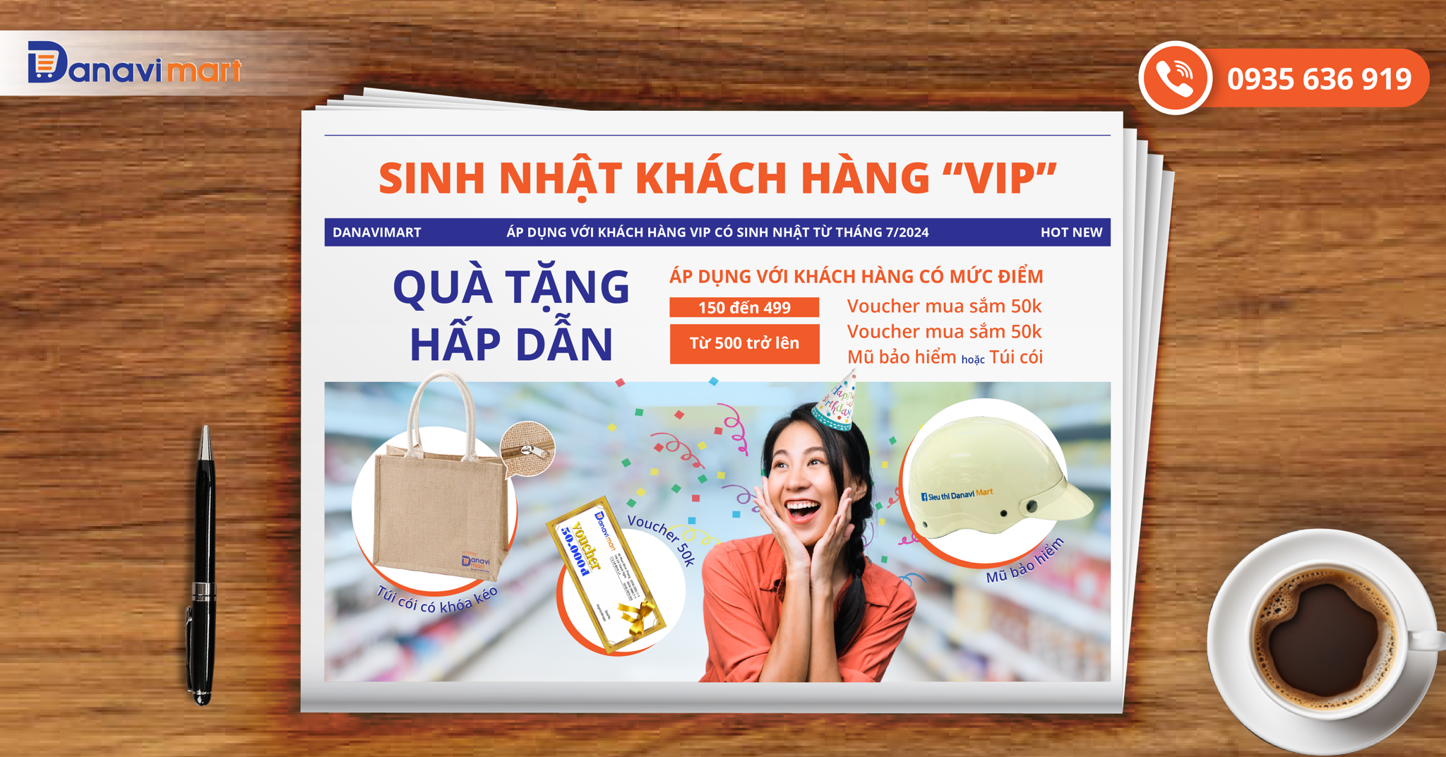 SINH NHẬT KHÁCH HÀNG VIP TẠI HỆ THỐNG DANAVIMART
