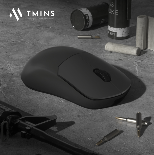 Tmins.vn G65 White & Black Gaming Mouse