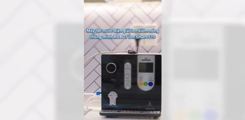 Thiết bị không thể thiếu trong căn bếp của mọi gia đình – Máy lọc nước ion kiềm ROBOT ionSmart 510