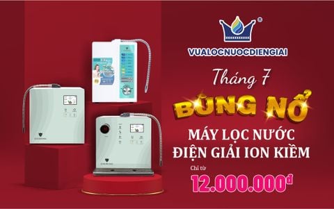 Tháng 7 Bùng Nổ – Nâng Tầm Cuộc Sống | Máy Lọc Nước Điện Giải Ion Kiềm EVERKING, Ưu Đãi Ngay 10% Chỉ Từ 12.000.000đ, Quà tặng đến 4.250.000đ