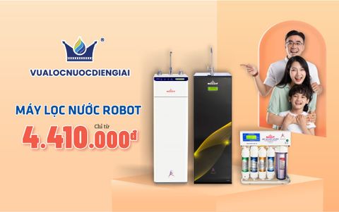 Chiêu đãi chào hè| Máy lọc nước ROBOT đạt kỷ lục Việt Nam & Châu Á chỉ từ 4.410.000đ