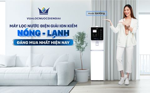 ionKing - Máy lọc nước điện giải ion kiềm 