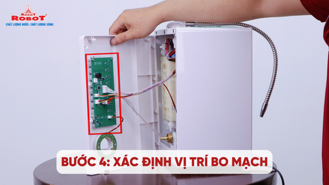 Hướng dẫn thay thế bo mạch nút bấm Máy lọc nước điện giải ion kiềm ROBOT ionMega