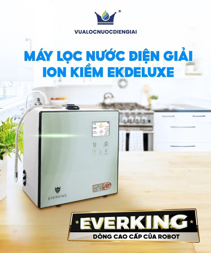 máy lọc nước ion kiềm Everking EKDeluxe