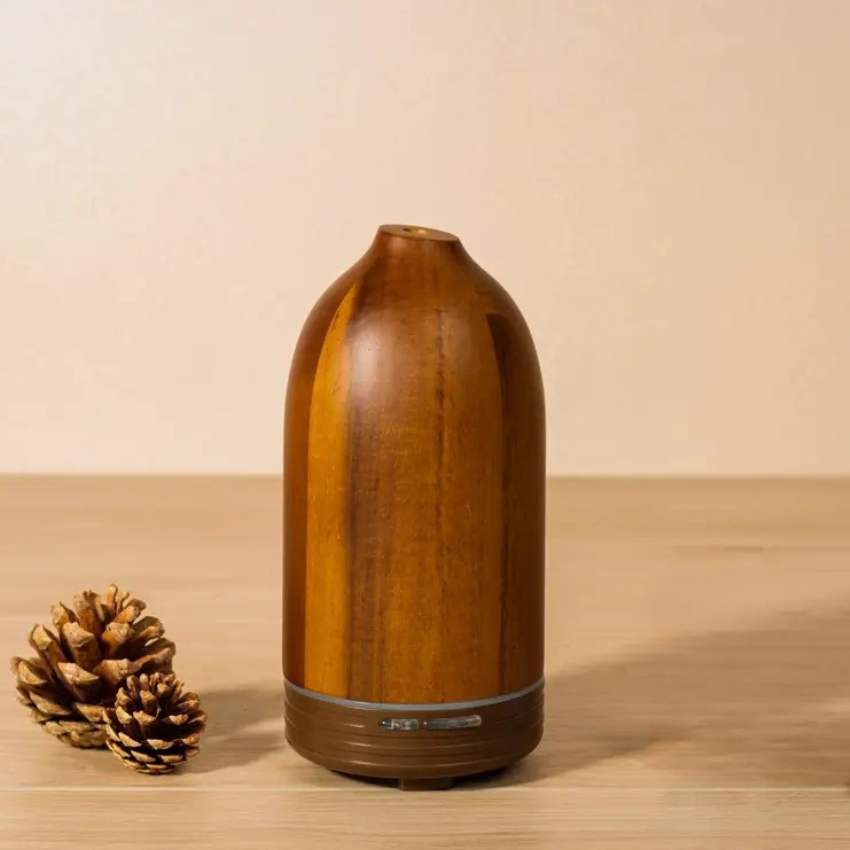 Máy khuếch tán tinh dầu và tạo độ ẩm Trụ gỗ