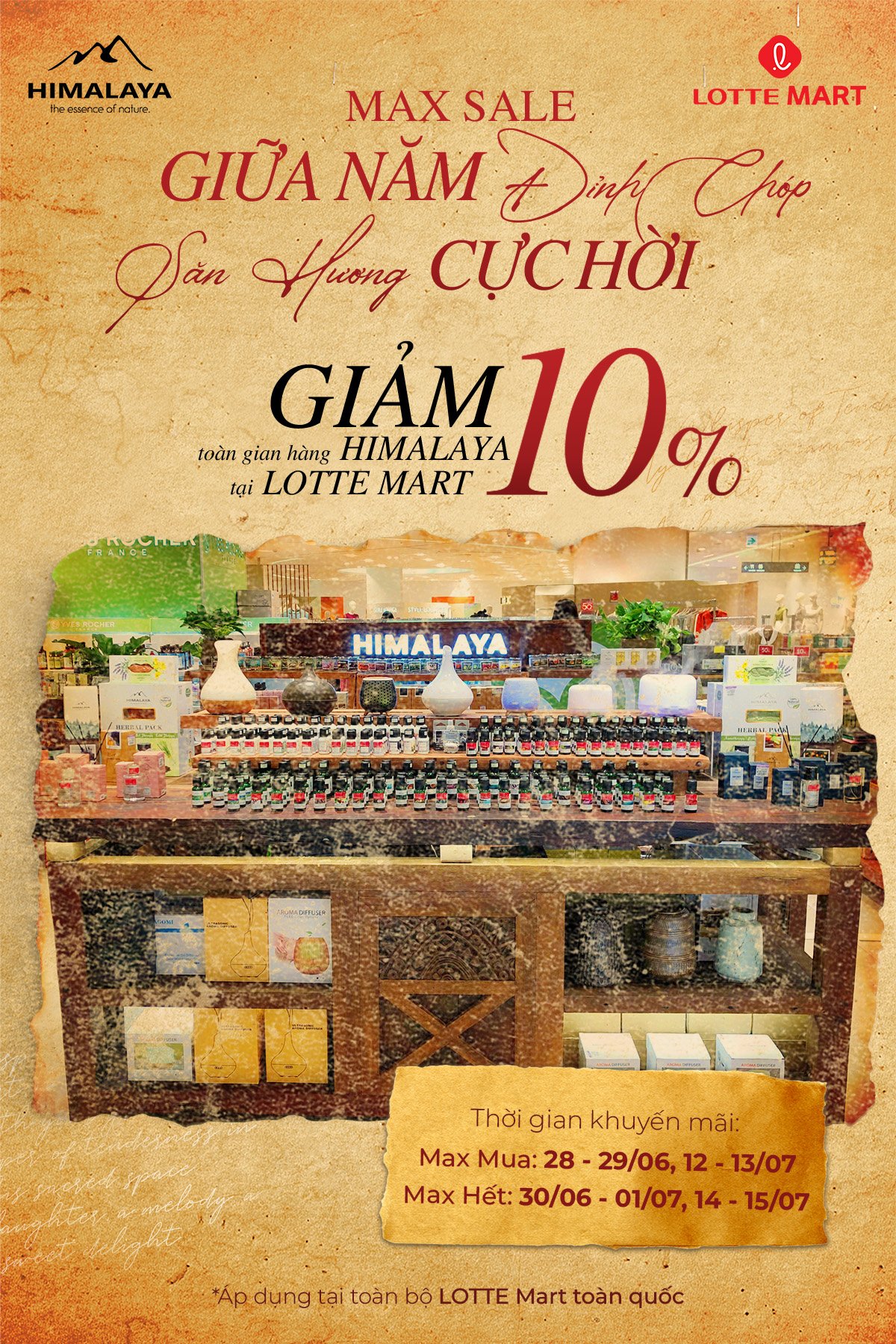 Mùa Ưu Đãi Đặc Biệt: Khám Phá Thế Giới Hương Thơm Himalaya Tại LOTTE Mart