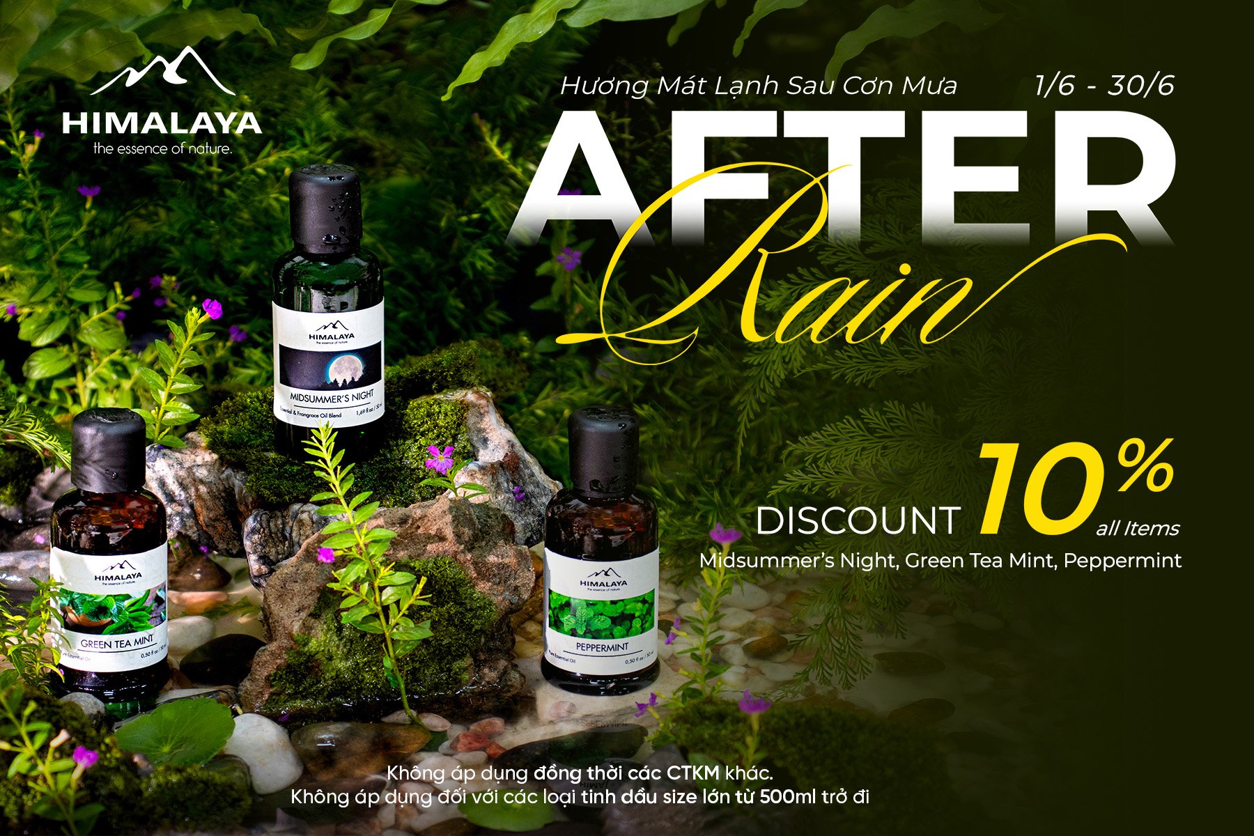 After rain - Bộ sưu tập hương tháng 6 từ Himalaya