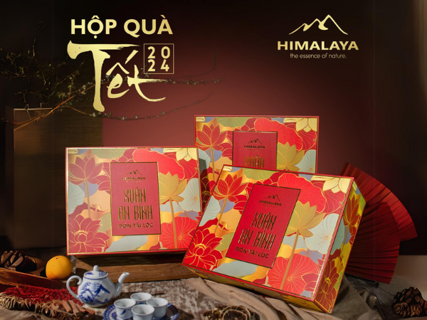 HỘP QUÀ TẾT - XUÂN AN BÌNH ĐÓN TÀI LỘC - XUÂN AN LÀNH HƯỞNG HỒNG ÂN