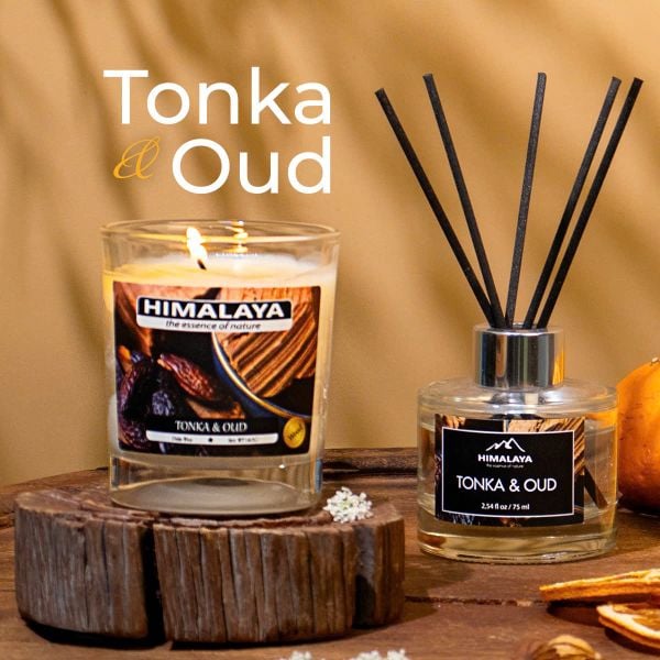 nến thơm himalaya tonka oud