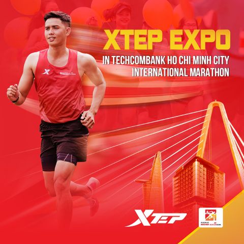XTEP EXPO IN TECHCOMBANK HCM CITY INTERNATIONAL MARATHON