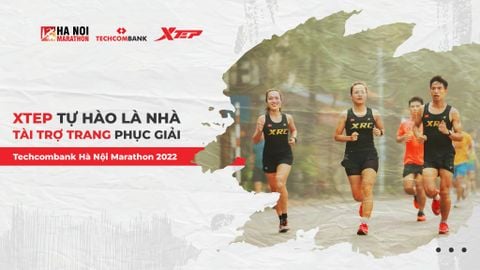 XTEP tự hào trở thành Nhà tài trợ trang phục cho Giải Techcombank Hà Nội Marathon 2022