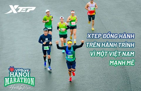 XTEP RUNNING CLUB  CÙNG NHỮNG CON SỐ ẤN TƯỢNG TRONG GIẢI CHẠY VPBANK HANOI MARATHON 2021