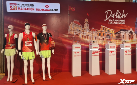 XTEP giới thiệu trang phục thi đấu Giải Marathon Quốc Tế Thành phố Hồ Chí Minh Techcombank mùa thứ 5