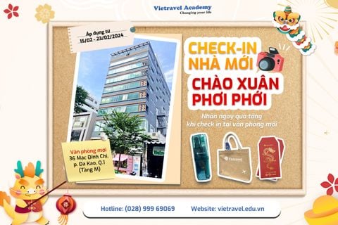 Check-in nhà mới Vietravel Academy - Chào Xuân Phơi Phới, Lì Xì Tưng Bừng!