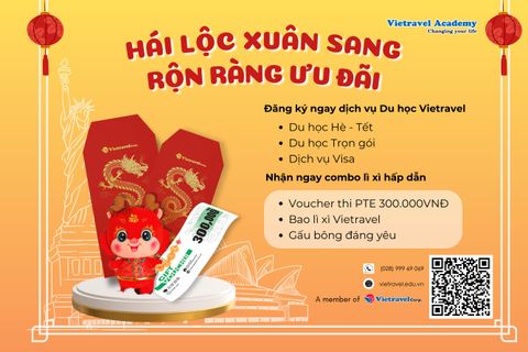 KHUYẾN MÃI TẾT 2024 DU HỌC VIETRAVEL
