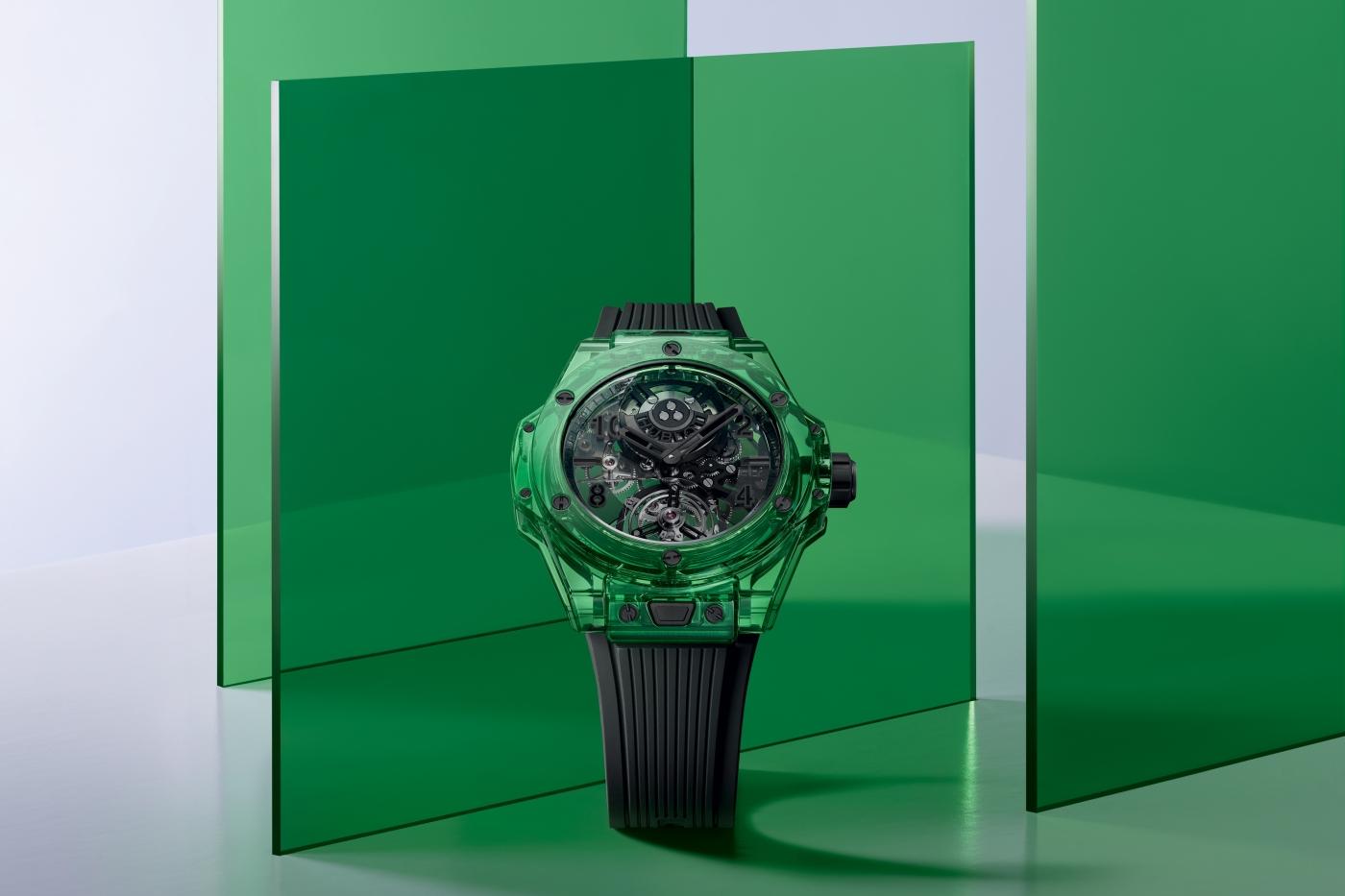 Hublot Big Bang Tourbillon Automatic Green SAXEM phiên bản giới hạn