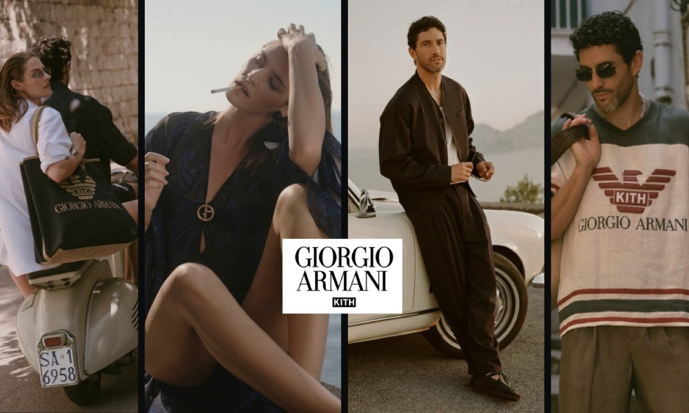 Giorgio Armani và Kith trở lại với bộ sưu tập Estate đầy tinh thần mùa hè
