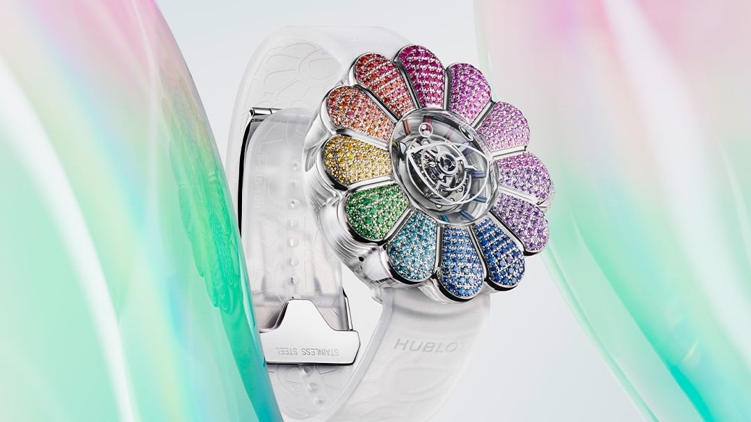Hublot và Takashi Murakami ra mắt MP-15 Tourbillon Sapphire Rainbow rực rỡ sắc màu