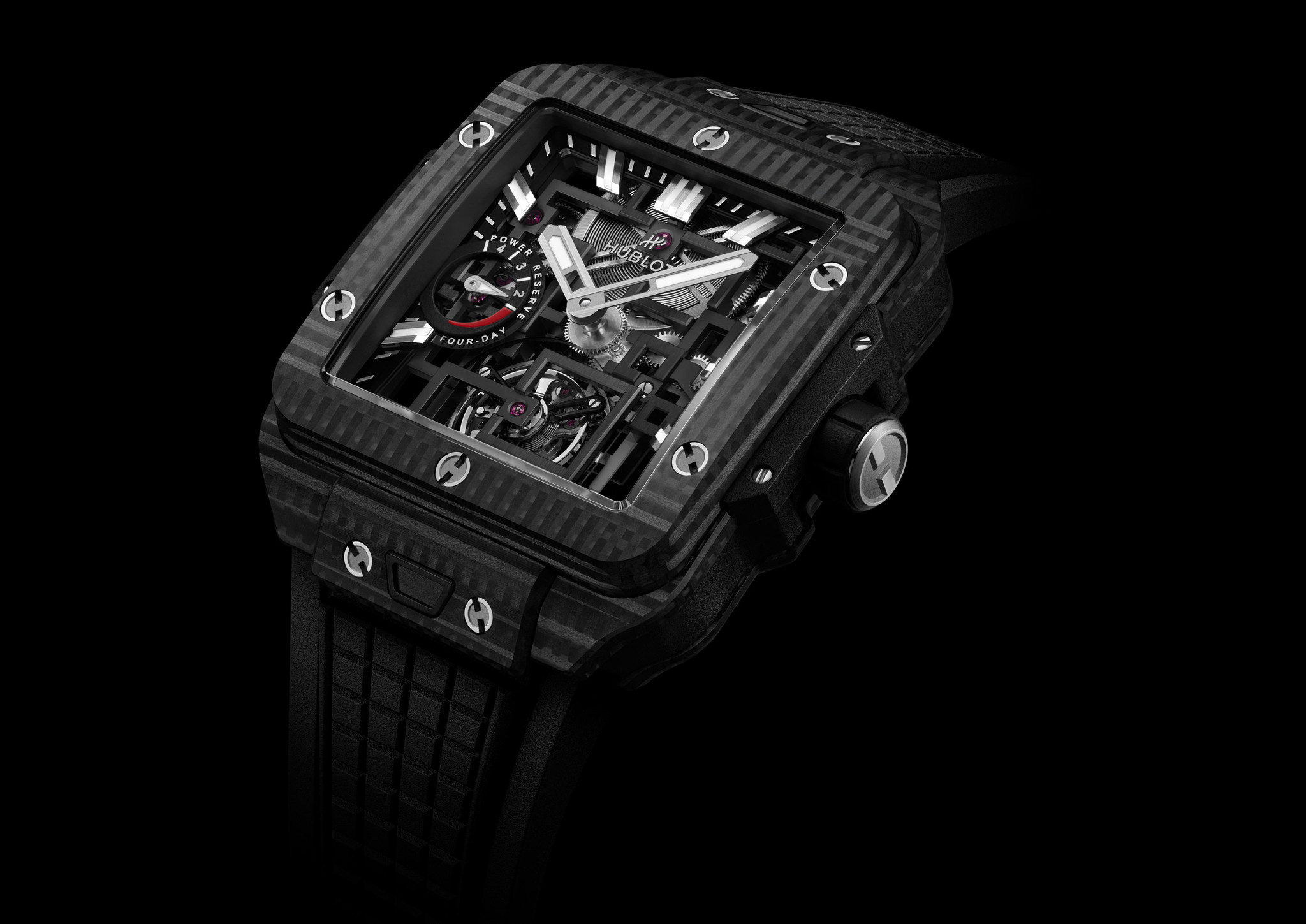 Hublot giới thiệu Square Bang Tourbillon: Bước tiến đột phá mới