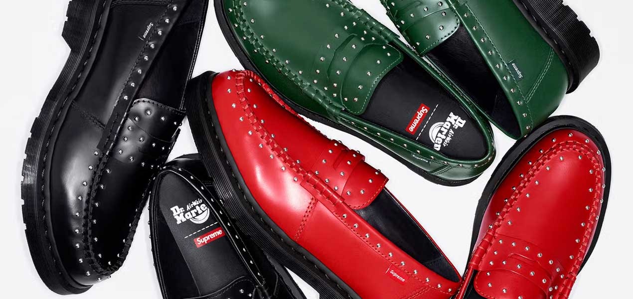 Supreme x Dr. Martens tái xuất với mẫu giày Penton Loafer Xuân 2025