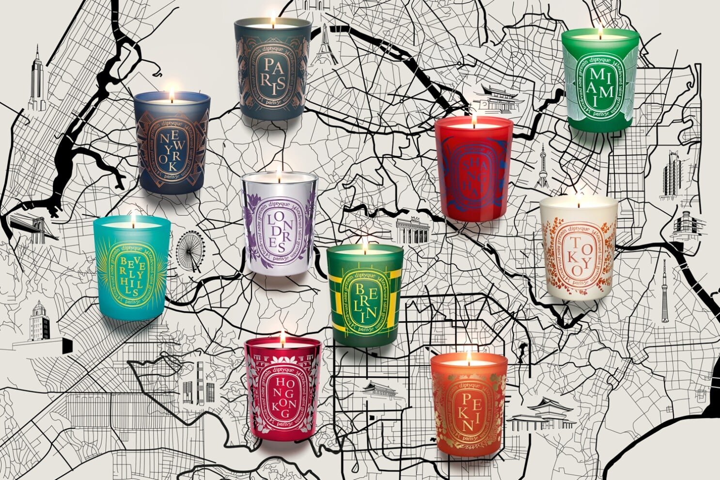 Diptyque City Candles - Khám Phá Thế Giới Qua Mùi Hương