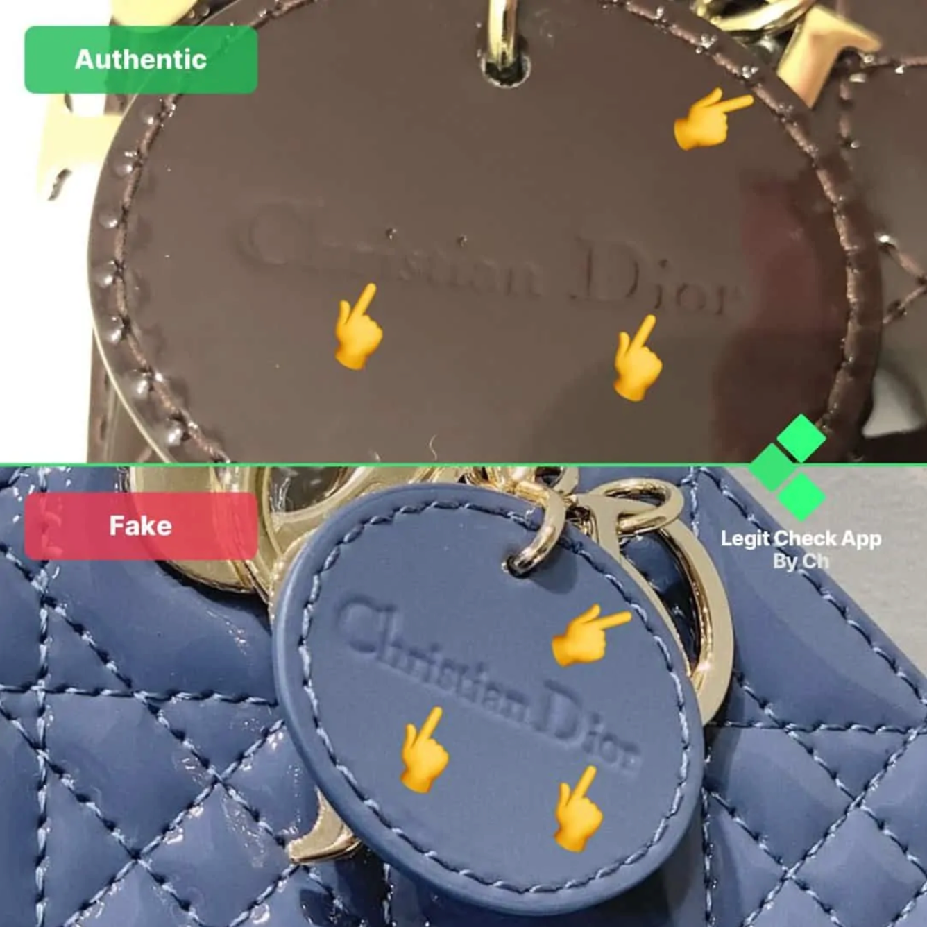 How to spot af fake Lady Dior bag  The Archive