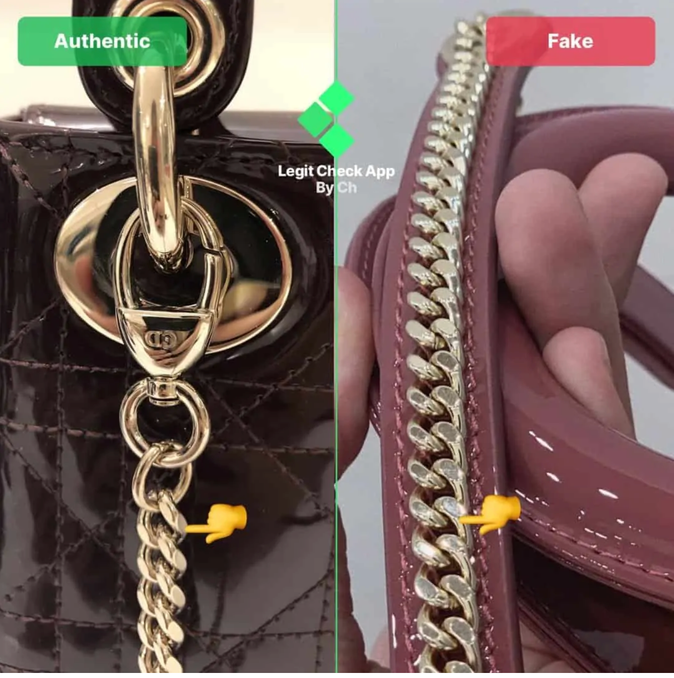 How To Spot Real Vs Fake Dior Saddle Bag  LegitGrails