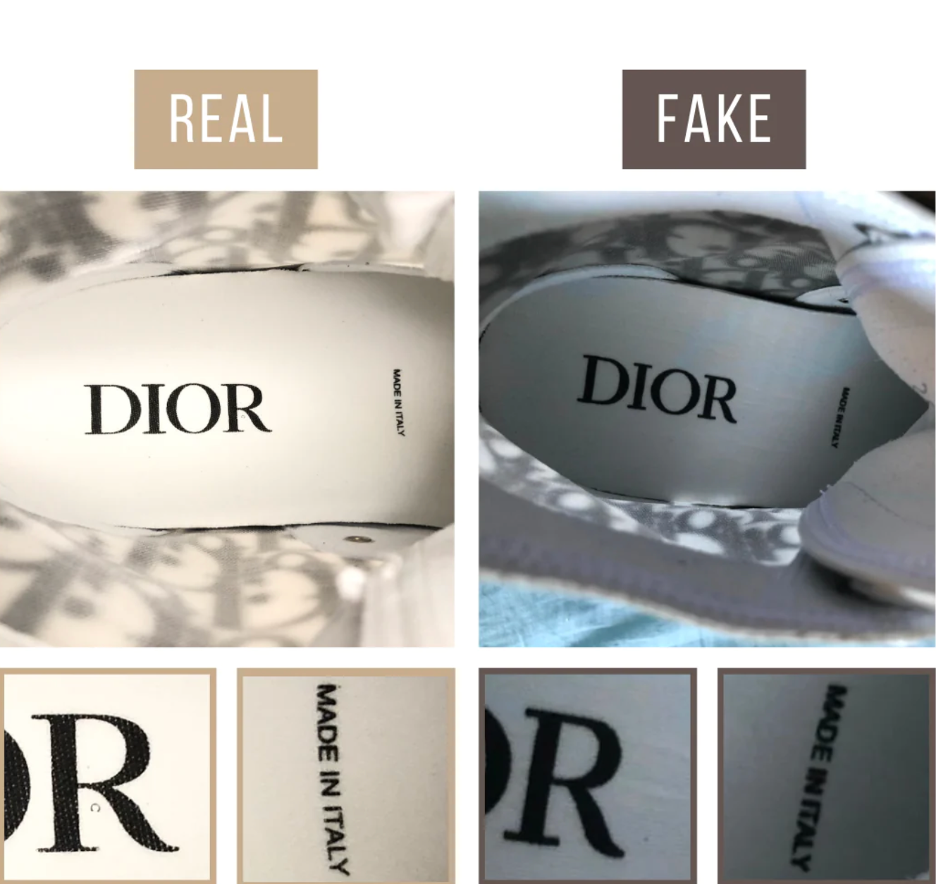 Dior B23 HighTop white sneaker Real Vs Fake from facegoooshop  YouTube