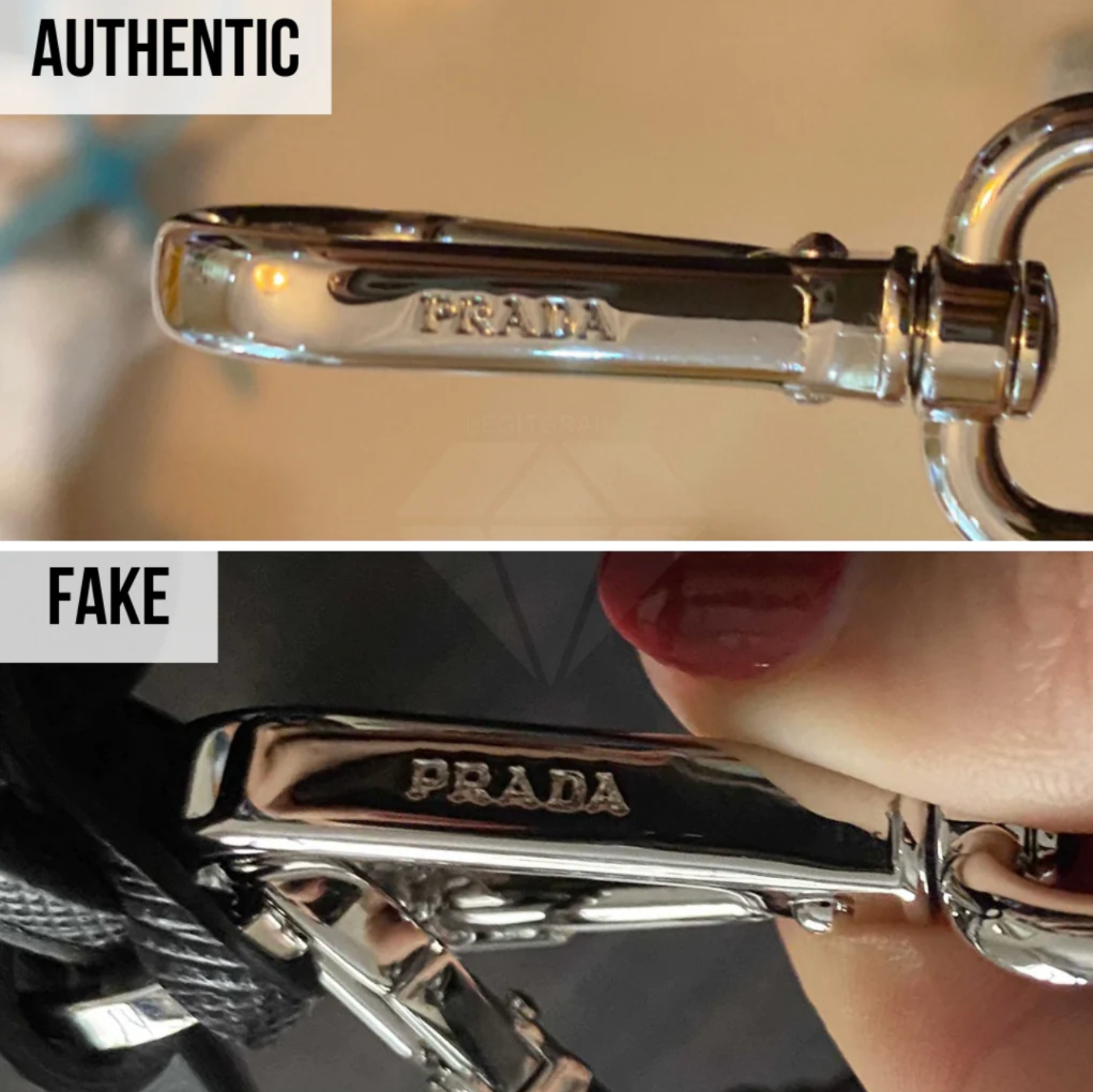 How To Spot Real Vs Fake Prada Cleo Bag – LegitGrails